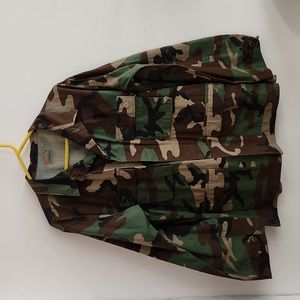 Camouflage military jacket L
